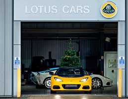 Lotus Takes Their Christmas Tree Drifting Around Hethel – Gallery