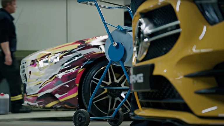 Mercedes-AMG Teases A Very Sideways A 45 For The Holidays