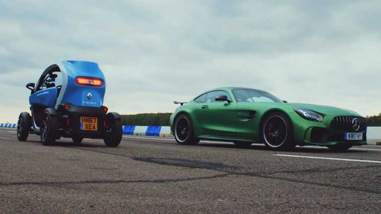 Renault Twizy Is Faster Than AMG GT R In Reverse