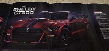 The 2020 Ford Mustang GT500, Leaking Profusely In Print