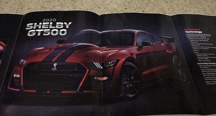 The 2020 Ford Mustang GT500, Leaking Profusely In Print