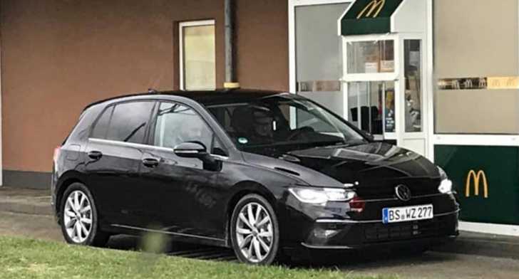 ’19 Volkswagen Golf Mk8 Spotted… At A McDonald’s – Gallery