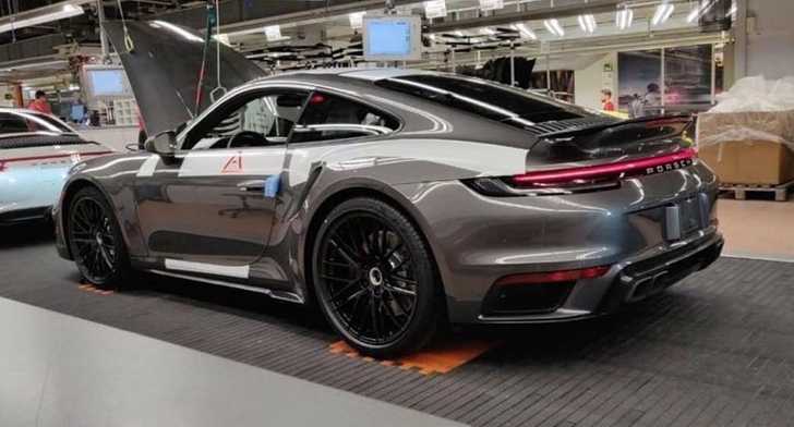 2020 Porsche 911 Turbo Outed On Factory Floor