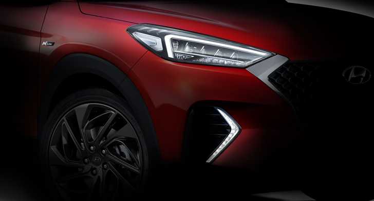 Hyundai Teases Tucson N-Line, 48-Volt Mild-Hybrid Powertrain