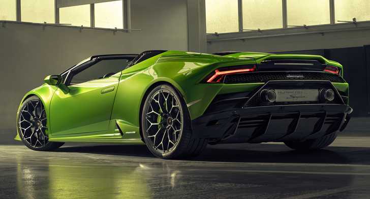 Lamborghini Reveals A Very Green Huracan Evo Spyder For 2019