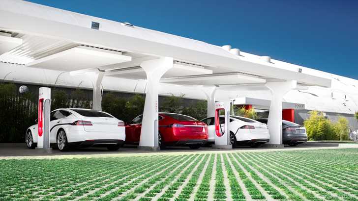 Tesla Announces V3 Superchargers – Gallery