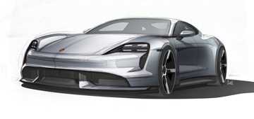 New Sketch Teases Porsche Taycan EV In Production Guise