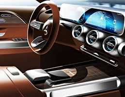 Mercedes-Benz Teases Concept GLB Cabin – Gallery