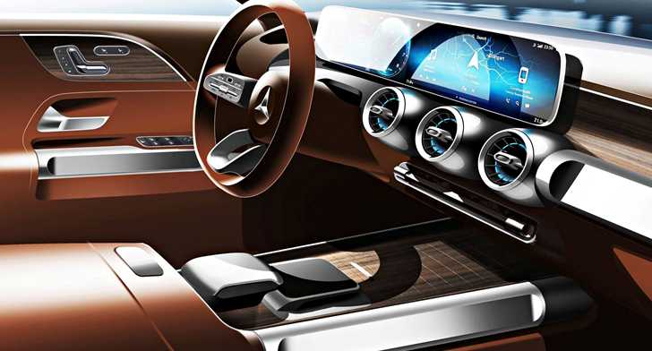 Mercedes-Benz Teases Concept GLB Cabin – Gallery