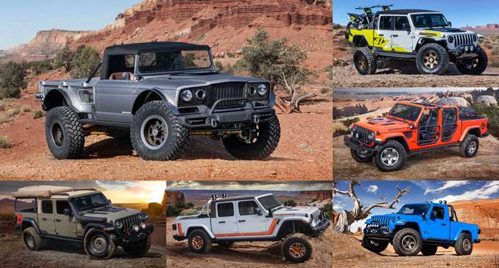 Jeep Brings 6 Concept Utes To Moab Easter Safari – Gallery