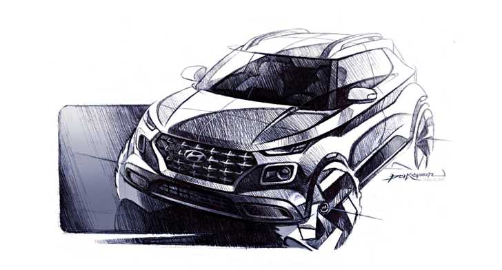 Hyundai Teases Its Venue Compact SUV – Gallery