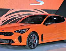 Kia’s Very Orange Stinger GTS Adds All-Wheel Drive, Carbon Bits
