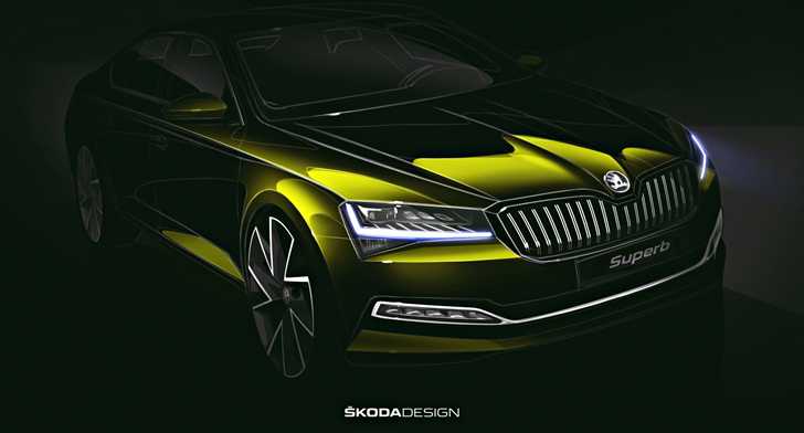 Skoda Teases Upcoming Superb Facelift – Gallery