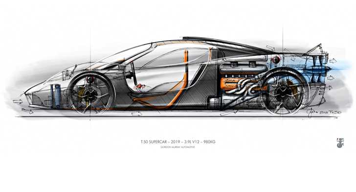 Gordon Murray Teases His New T.50 – Gallery