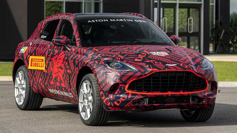 Aston Martin DBX Prototype Shown At New St Athan Facility