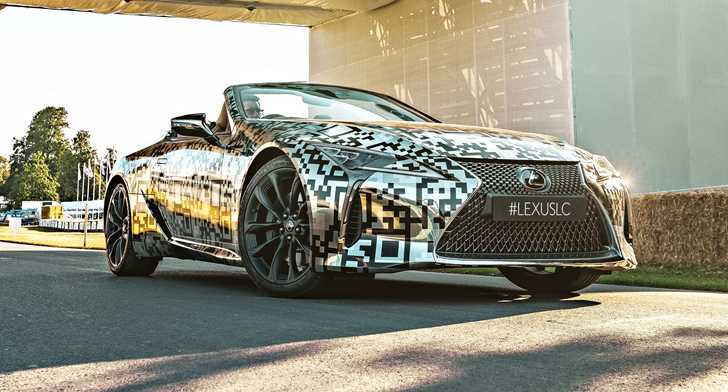 Lexus Stops Short Of Confirming The LC Convertible At Goodwood