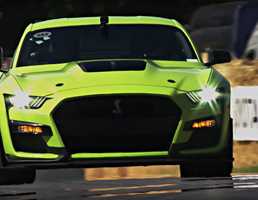 Ford’s Mean Green GT500 Shreds Rubber In Goodwood