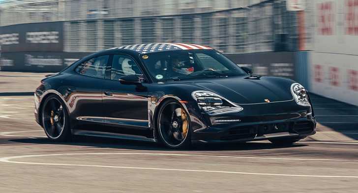 Porsche Taycan Prototype Crashes Formula E Finale In NYC