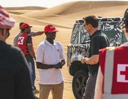 2020 Land Rover Defender Desert Shakedown With Red Cross