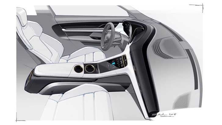 Porsche Taycan’s Interior Blends Sci-Fi Zuffenhausen Purism