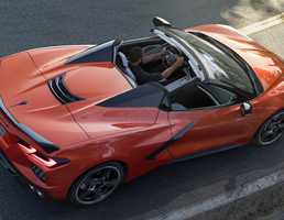Chevy Outs C8 Corvette Stingray With Folding Hardtop