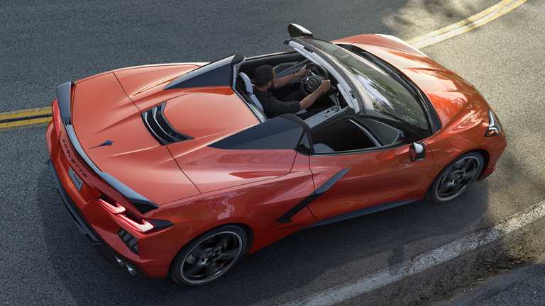 Chevy Outs C8 Corvette Stingray With Folding Hardtop