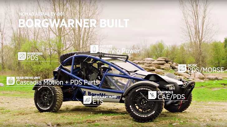 BorgWarner Made A 200kW Ariel Nomad EV