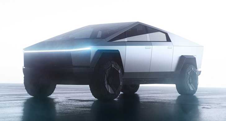 Tesla Unwraps The Sci-Fi Cybertruck In Los Angeles