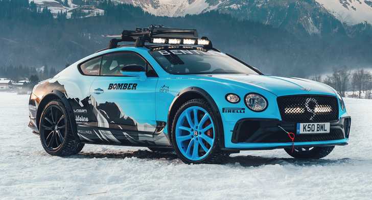 Bentley Continental GT Goes Ice Racing In Austria
