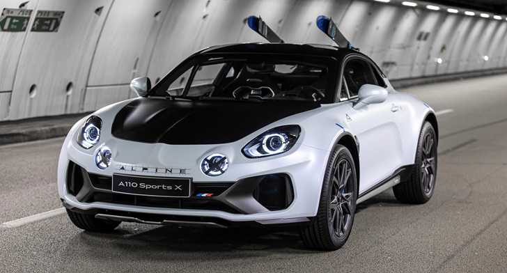 Alpine Debuts Rally-Inspired A110 SportsX Concept In Paris