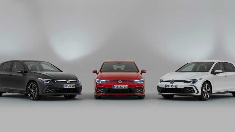 MK8 Volkswagen Golf GTI, GTE and GTD Revealed Ahead Of Geneva 2020