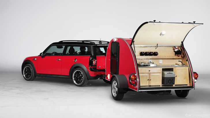 MINI Adds A Caravan And Roof-Top Tent