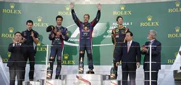 Mark Webber 2nd at Japanese Grand Prix