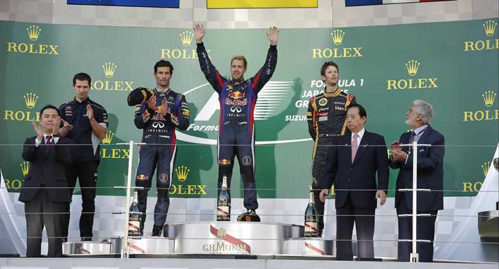 Mark Webber 2nd at Japanese Grand Prix