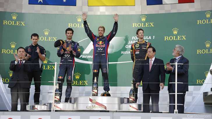 Mark Webber 2nd at Japanese Grand Prix