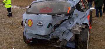 Both Hyundai i20 WRC Cars Retire From Rallye Monte Carlo